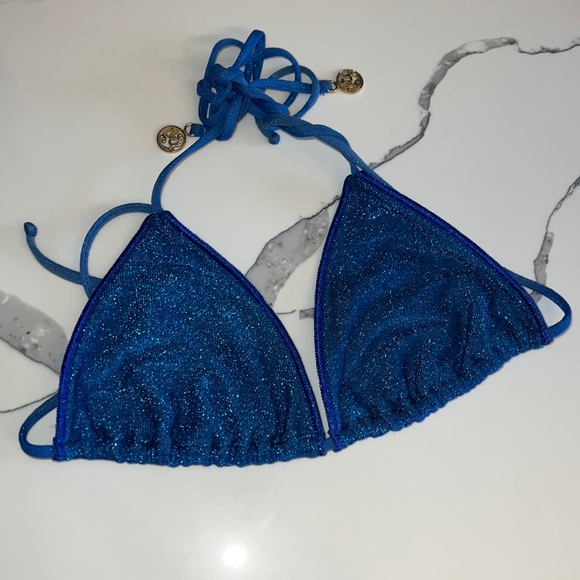 Luli Fama Stardust Royal Blue bikini top - Picture 2 of 2